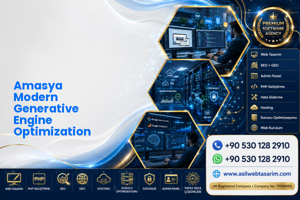 Amasya Modern Generative Engine Optimization — Asil Web Tasarım Hizmetleri LTD web ve teknik hizmet görseli