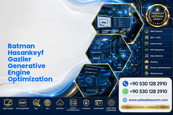 Batman Hasankeyf Gaziler Generative Engine Optimization — Asil Web Tasarım Hizmetleri LTD web ve teknik hizmet görseli