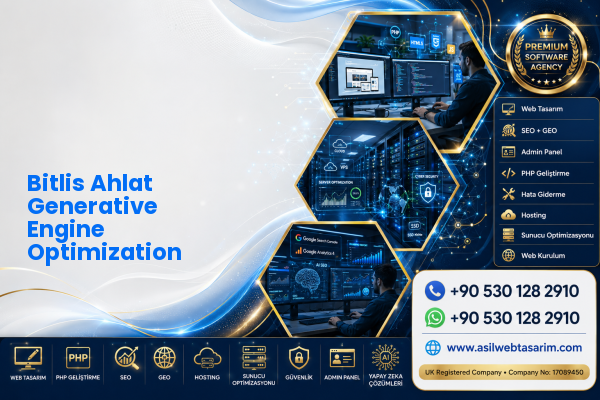Bitlis Ahlat Generative Engine Optimization — Asil Web Tasarım Hizmetleri LTD web ve teknik hizmet görseli