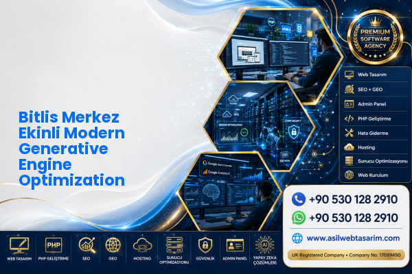 Bitlis Merkez Ekinli Modern Generative Engine Optimization — Asil Web Tasarım Hizmetleri LTD web ve teknik hizmet görseli