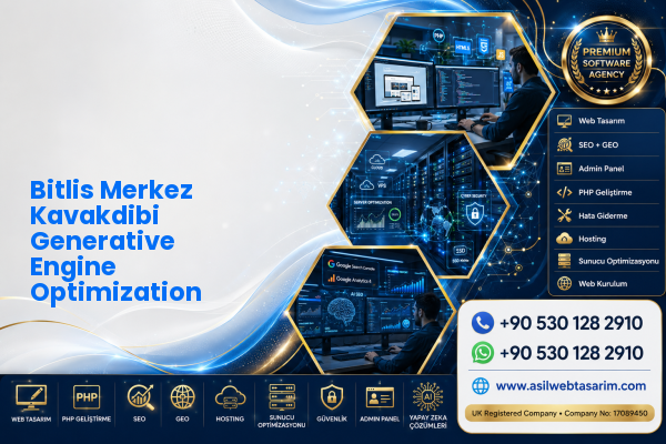 Bitlis Merkez Kavakdibi Generative Engine Optimization — Asil Web Tasarım Hizmetleri LTD web ve teknik hizmet görseli