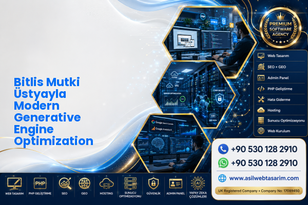 Bitlis Mutki Üstyayla Modern Generative Engine Optimization — Asil Web Tasarım Hizmetleri LTD web ve teknik hizmet görseli