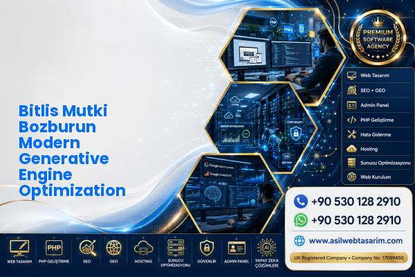 Bitlis Mutki Bozburun Modern Generative Engine Optimization — Asil Web Tasarım Hizmetleri LTD web ve teknik hizmet görseli