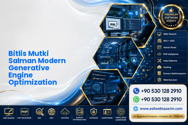 Bitlis Mutki Salman Modern Generative Engine Optimization — Asil Web Tasarım Hizmetleri LTD web ve teknik hizmet görseli