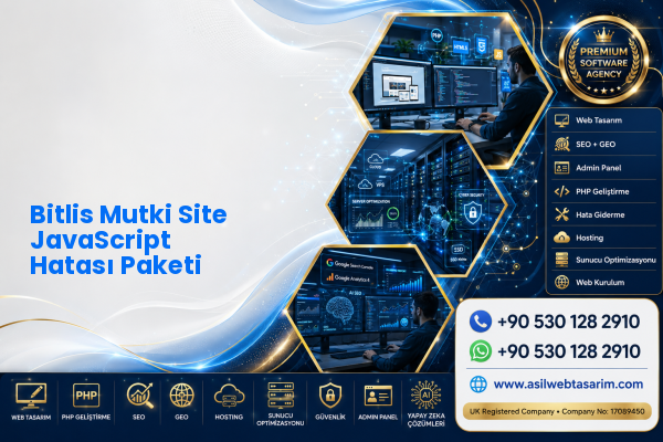 Bitlis Mutki Site JavaScript Hatası Paketi — Asil Web Tasarım Hizmetleri LTD web ve teknik hizmet görseli