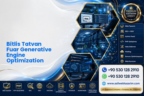 Bitlis Tatvan Fuar Generative Engine Optimization — Asil Web Tasarım Hizmetleri LTD web ve teknik hizmet görseli