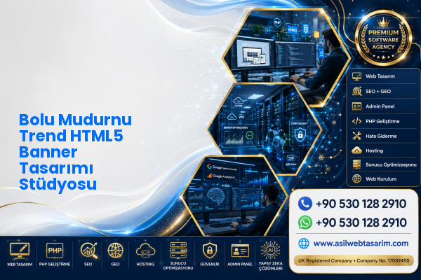 Bolu Mudurnu Trend HTML5 Banner Tasarımı Stüdyosu — Asil Web Tasarım Hizmetleri LTD web ve teknik hizmet görseli