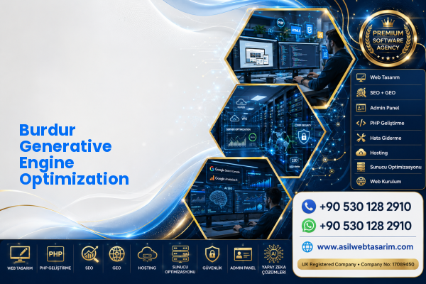 Burdur Generative Engine Optimization — Asil Web Tasarım Hizmetleri LTD web ve teknik hizmet görseli