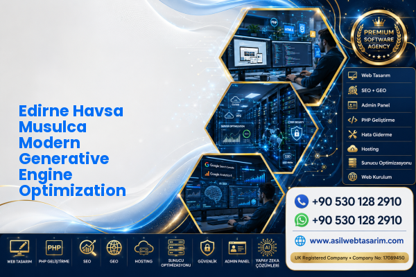 Edirne Havsa Musulca Modern Generative Engine Optimization — Asil Web Tasarım Hizmetleri LTD web ve teknik hizmet görseli