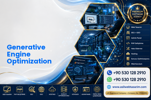 Generative Engine Optimization — Asil Web Tasarım Hizmetleri LTD web ve teknik hizmet görseli