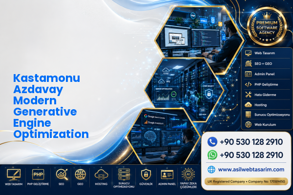 Kastamonu Azdavay Modern Generative Engine Optimization — Asil Web Tasarım Hizmetleri LTD web ve teknik hizmet görseli