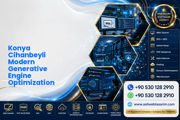 Konya Cihanbeyli Modern Generative Engine Optimization — Asil Web Tasarım Hizmetleri LTD web ve teknik hizmet görseli