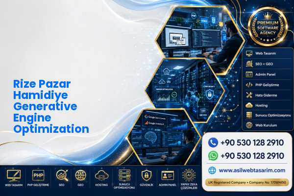 Rize Pazar Hamidiye Generative Engine Optimization — Asil Web Tasarım Hizmetleri LTD web ve teknik hizmet görseli